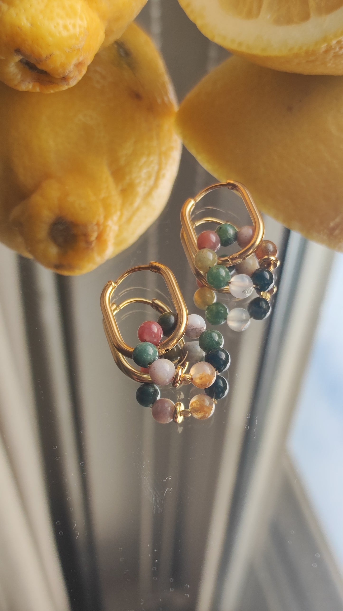 Ohrring Lilly bunt