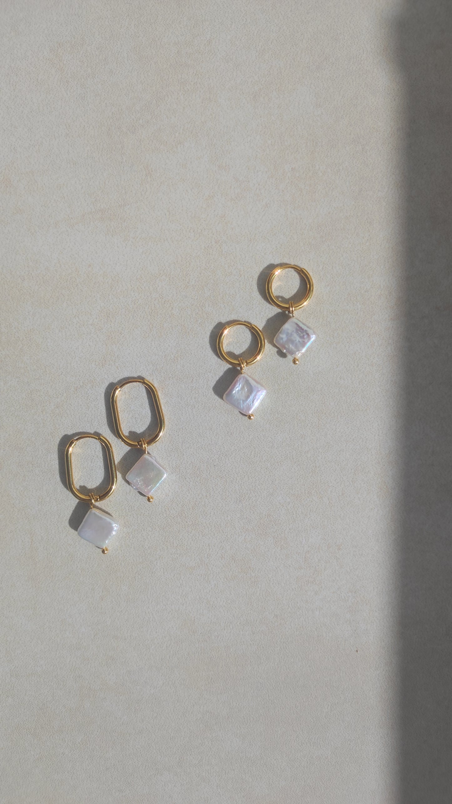 Ohrring Rhombus Recycelt